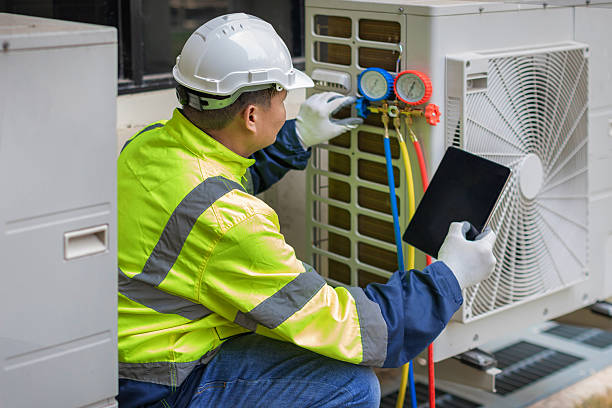 Professional Hvac Maintenance technician working in Natick, MA